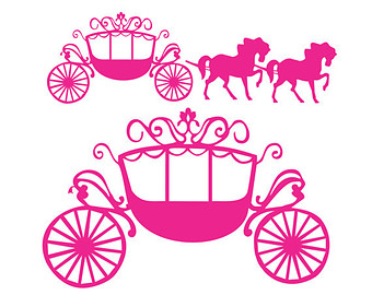 340x270 Cinderella Carriage Svg Etsy