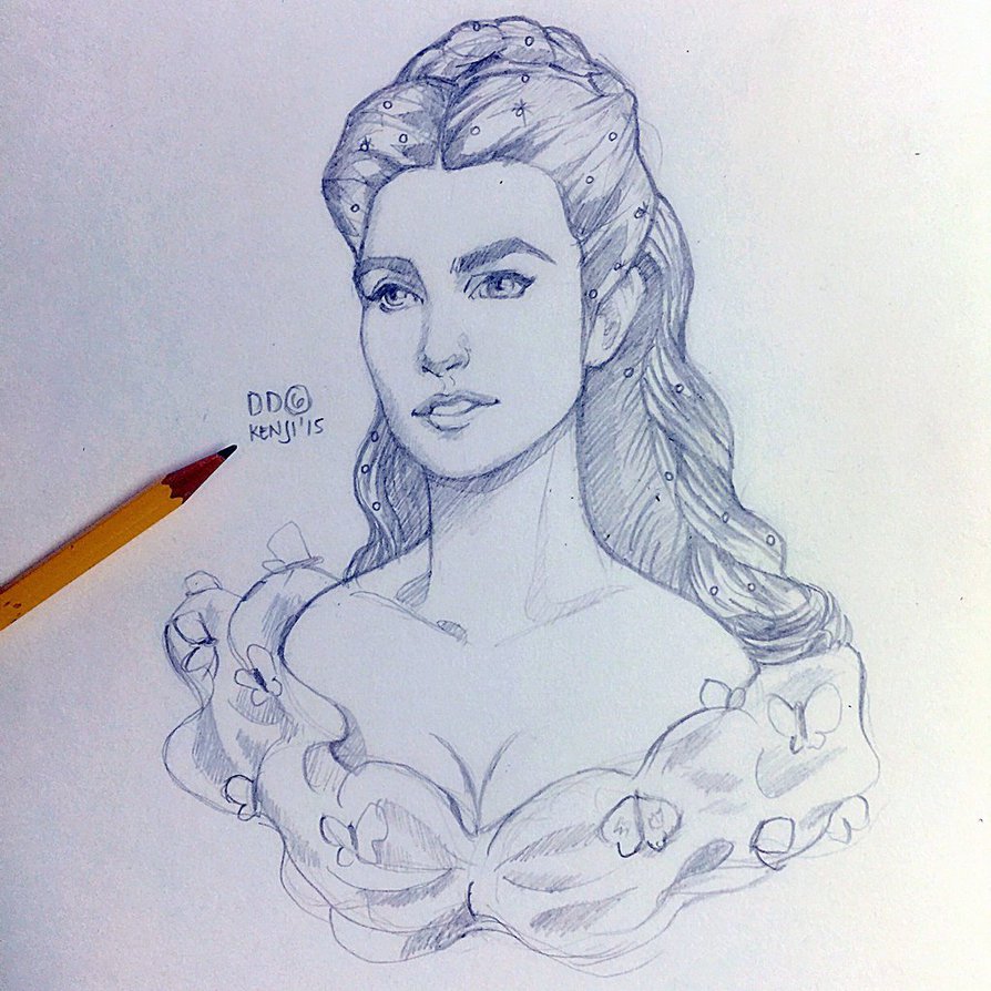 894x894 Daily Doodle 6 Cinderella By Kenjiarts