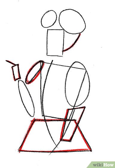 385x560 How To Draw Lady Tremaine From Cinderella 8 Steps (With Pictures)