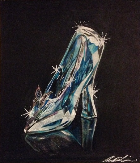 Cinderella Glass Slipper Drawing at GetDrawings | Free download