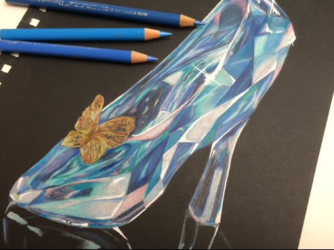 480x360 Cinderella's Glass Slipper ~ Speed Drawing
