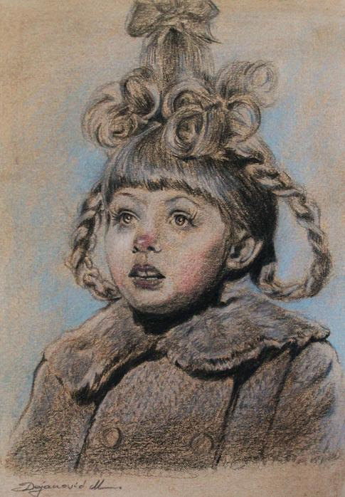 485x698 25% Off! Cindy Lou Who Portrait Grinch Original Drawing Dolls