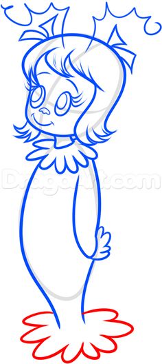 236x528 How To Draw Cindy Lou Who Step 6 Crafts Grinch
