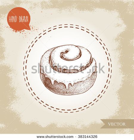 450x470 Image Result For Cinnamon Bun Drawing Tattoo