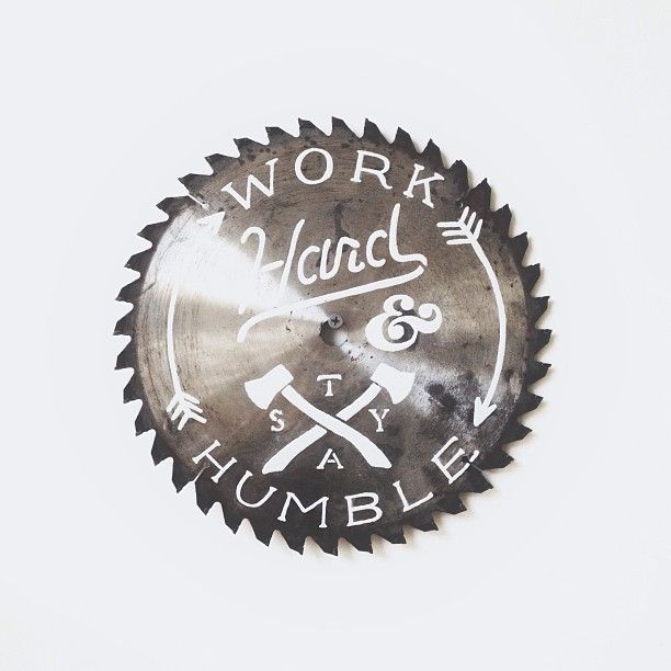 612x612 Good Advice Created With Hand Drawn Type Stay Humble, Work Hard