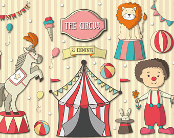 340x270 Circus Drawing Etsy