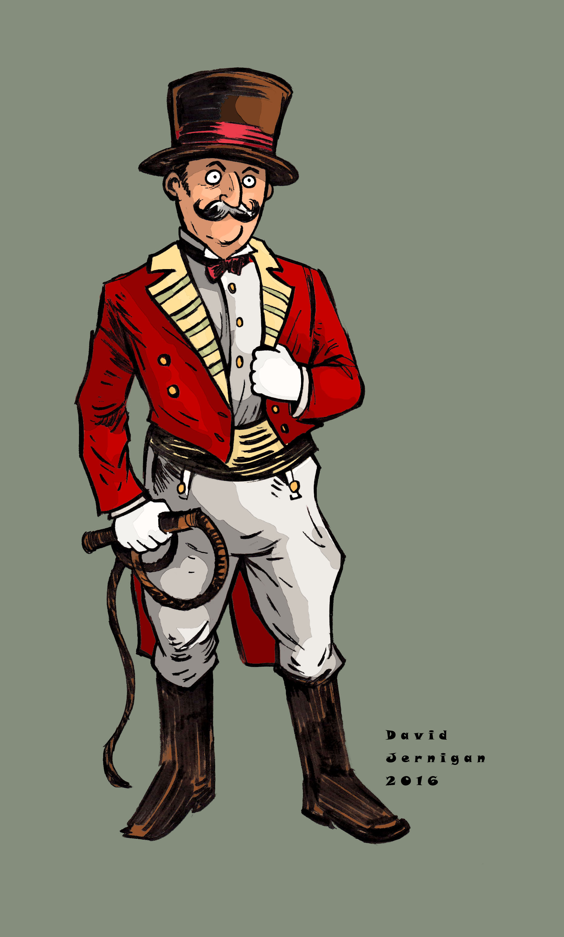 1864x3092 Ringmaster And Clown Illustrations Sketcharound