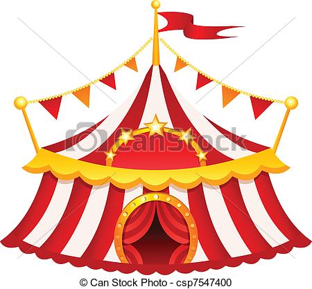 450x418 Circus Tent Vector Clipart
