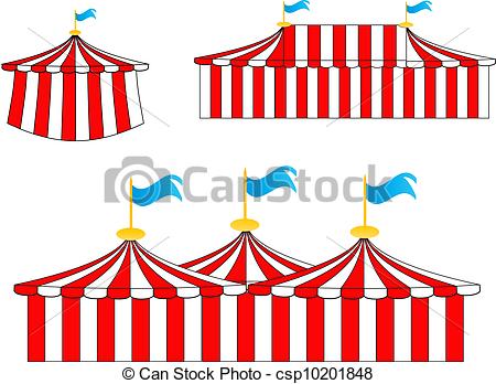450x348 Illustration Of 3 Traditional Style Red And White Striped Eps