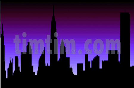 450x296 Free Drawing Of Night Skyline From The Category Backgrounds