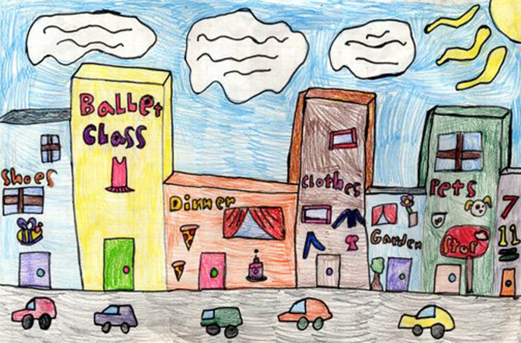 1024x674 Draw City Buildings Cube, Building And City