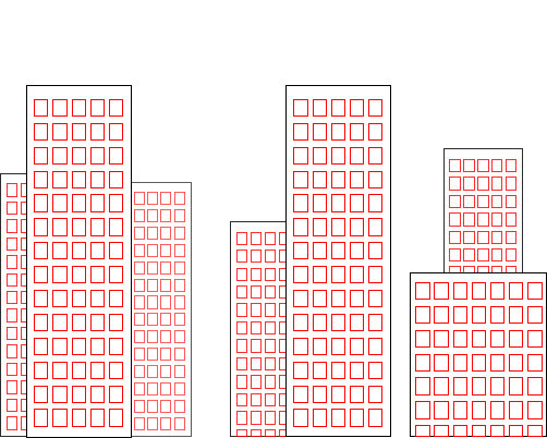 502x402 A Cartoon Building