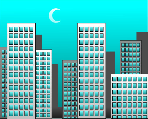 502x402 Drawing A Cartoon Building