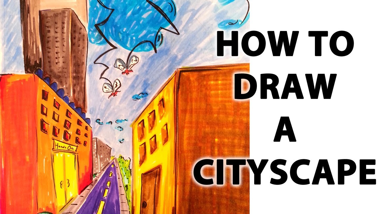1280x720 How To Draw A Cityscape In Perspective