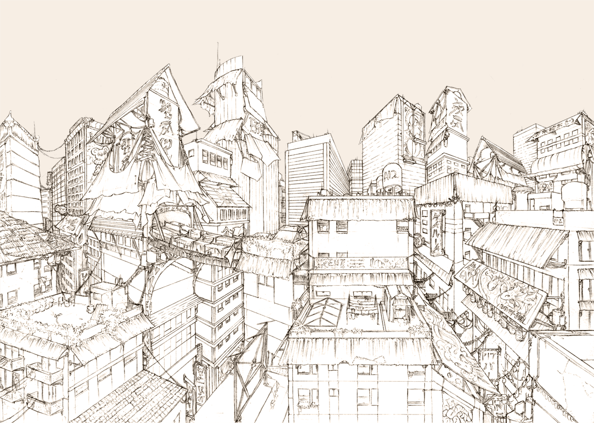 1179x841 Background01 Cityscape By Fydbac