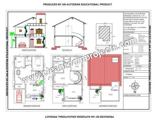 500x386 Civil Drawing Services In Hyderabad By S. S. V. Systems,india
