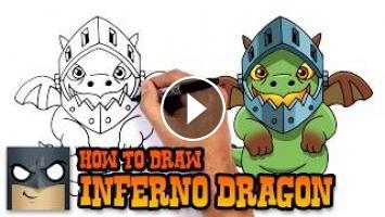 355x200 How To Draw Inferno Dragon Clash Royale