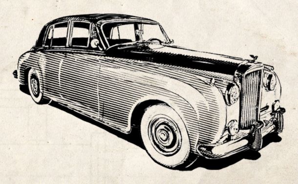 610x377 Pen Drawings Of Cars