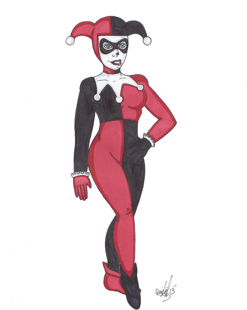 799x1001 Classic Harley Quinn By Drivingblind666