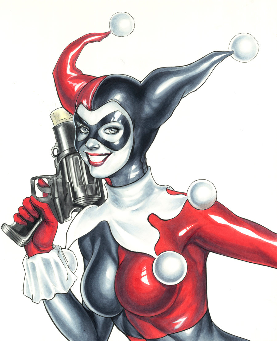 900x1106 Classic Harley Quinn By Weijic