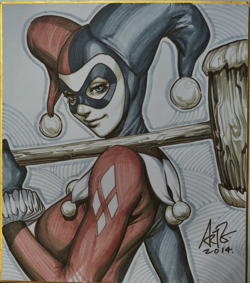 841x949 Harley Quinn Nycc 2014 By Artgerm