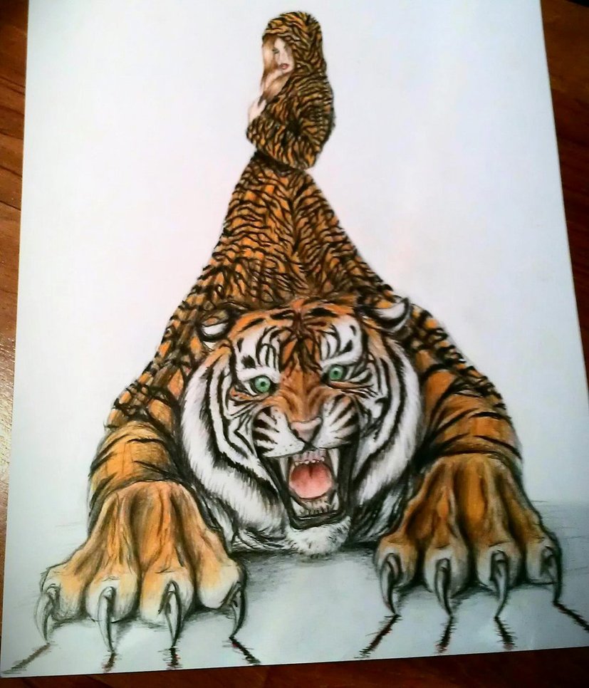 827x966 Wip 8 Eyes + Lady Face Coloured, Claw Marks By Luckyirisheyes