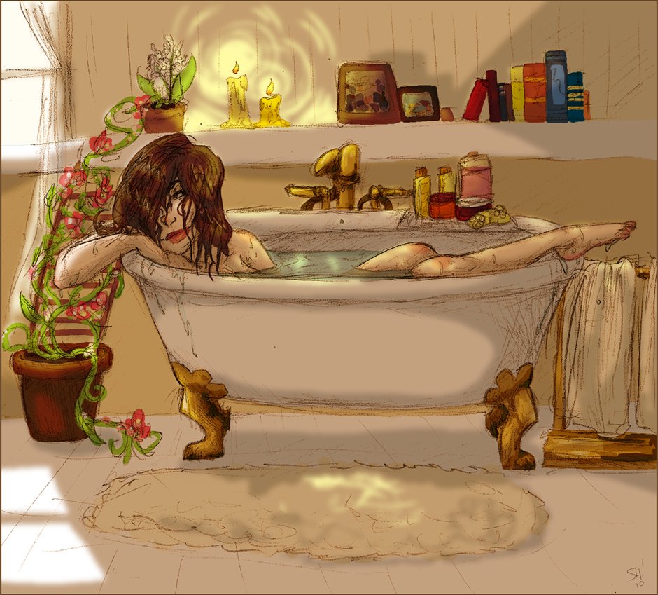 940x849 Clawfoot Tub By Outonalark