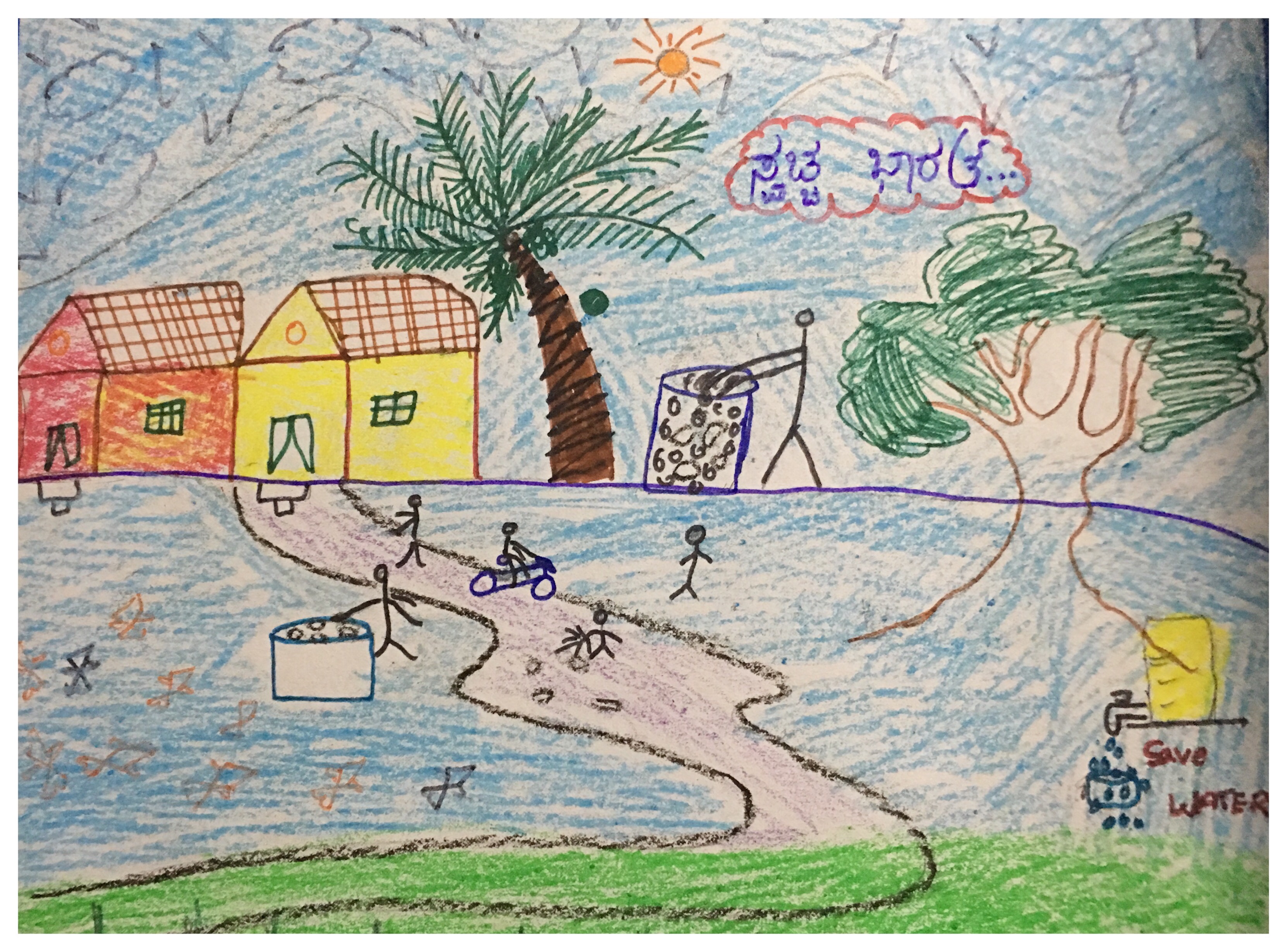 3323x2459 Happy Home Drawing Competition