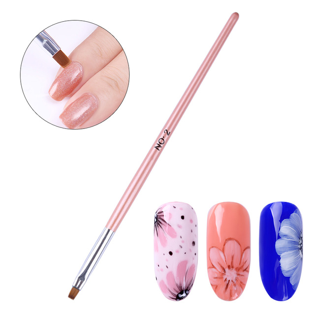 640x640 Drawing Flat Nail Brush Glitter Powder Dust Clean Pen Nail Edge