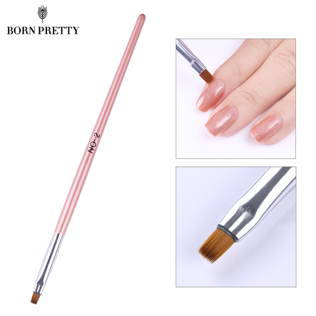 640x640 Flower Painting Drawing Nail Brush Powder Dust Clean Pen Pink
