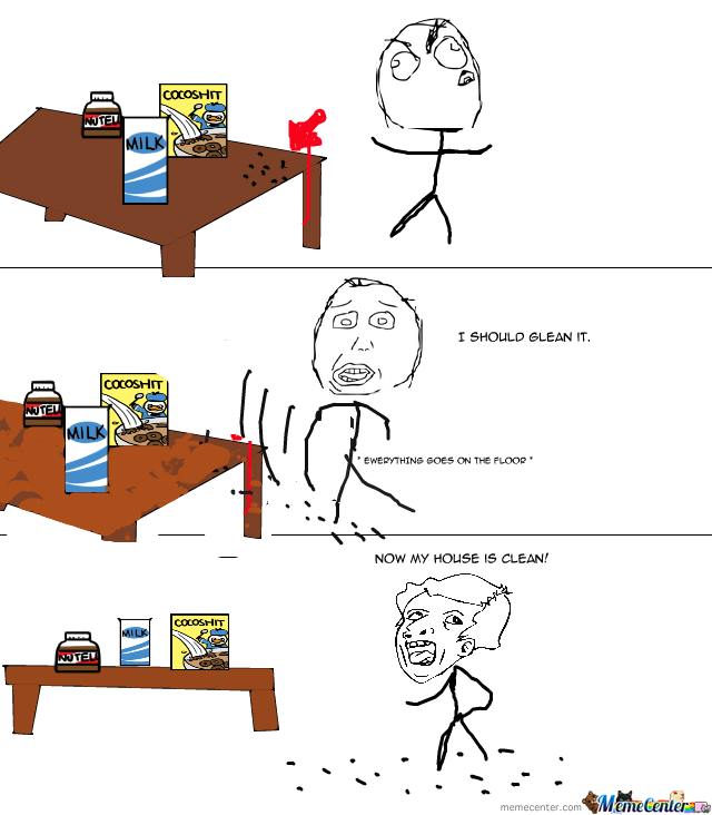 640x732 Genius House Cleaning ( Sry For Bad Drawing ) By Recyclebin