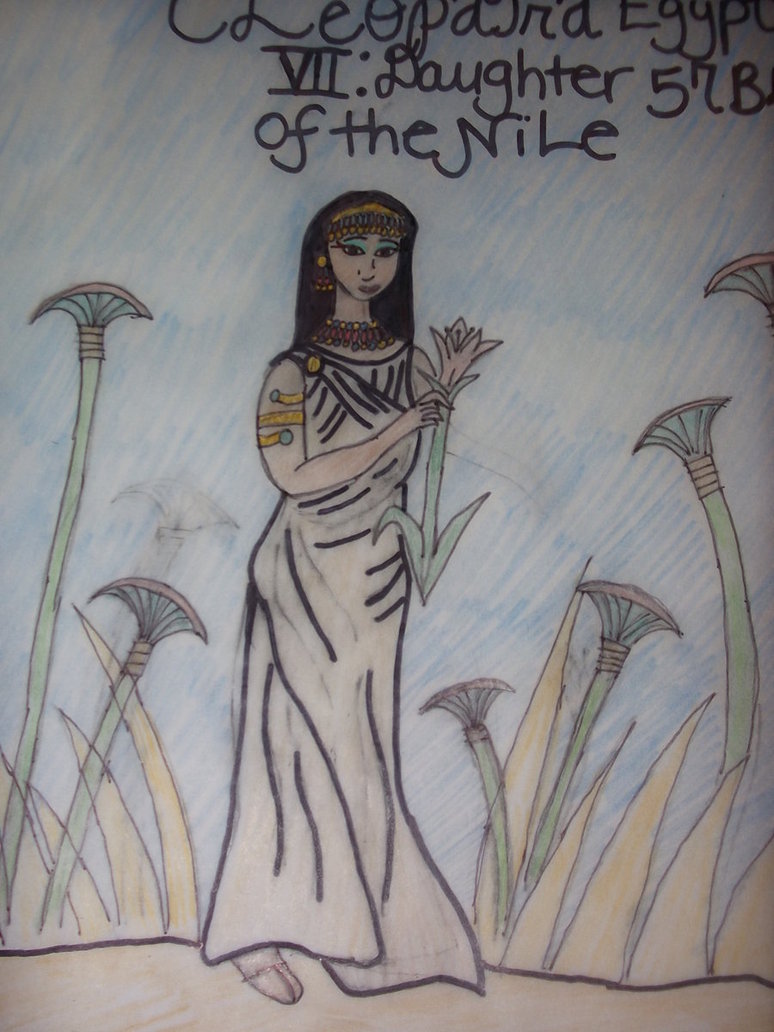 774x1032 Cleopatra Vii Daughter Of The Nile Drawing 2 By Jrm143spm43v3r