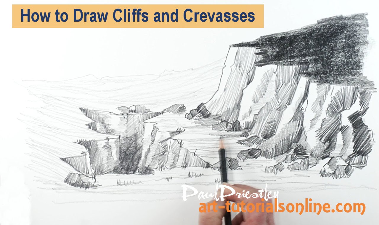 1280x759 How To Draw Cliffs And Crevasses