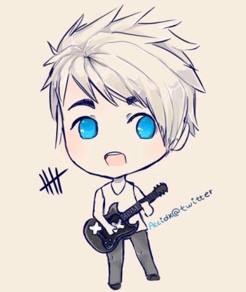 500x594 Michael Cartoon! Michael Cliffford From 5 Seconds Of Summer