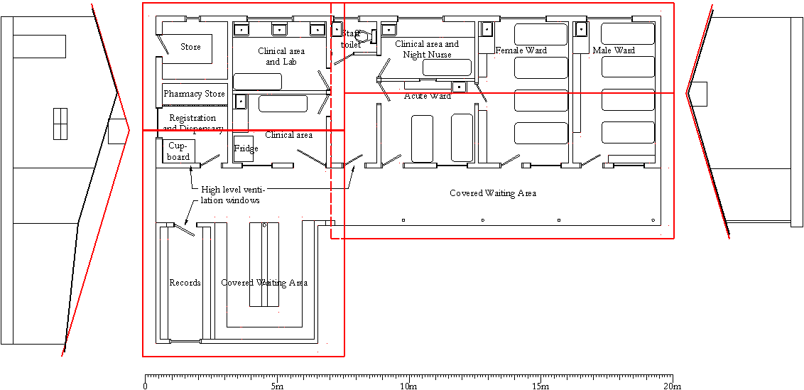 1132x549 Drawings Of The Kakumbi Clinic Buildings