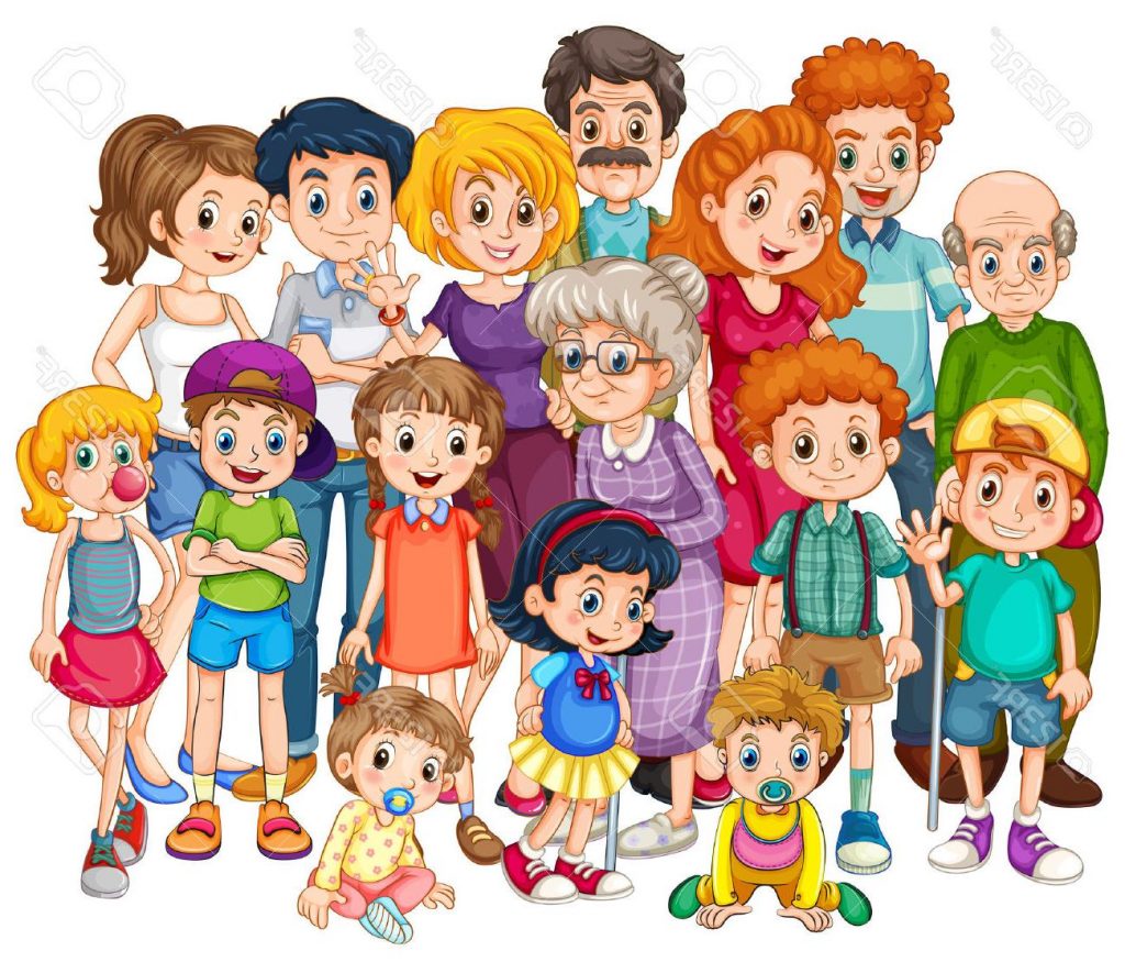 1024x875 Hd Family Get Together Clipart Drawing