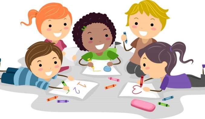 678x395 Pictures Of Kids Drawing Clipart Kids Drawing Clipground Small