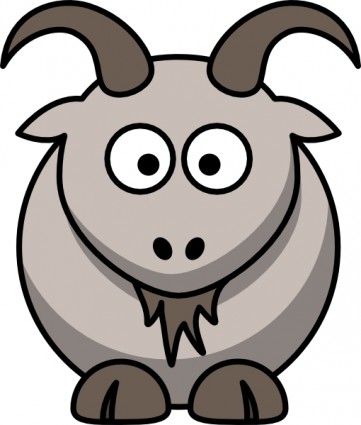 361x425 Cartoon Goat Clip Art Free Vector In Open Office Drawing Svg