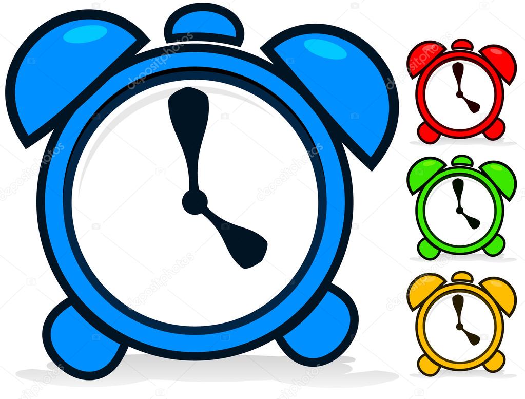 1023x777 Drawing Vector Clock Stock Vector Vectorguy