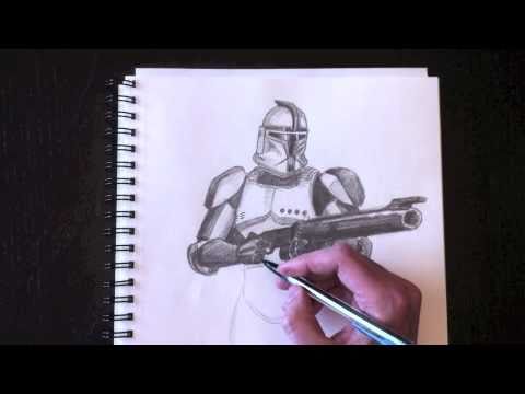 480x360 Drawing A Clone Trooper With Paolo Morrone
