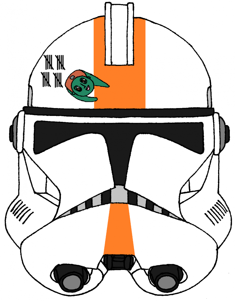 Clone Trooper Helmet Drawing at GetDrawings | Free download