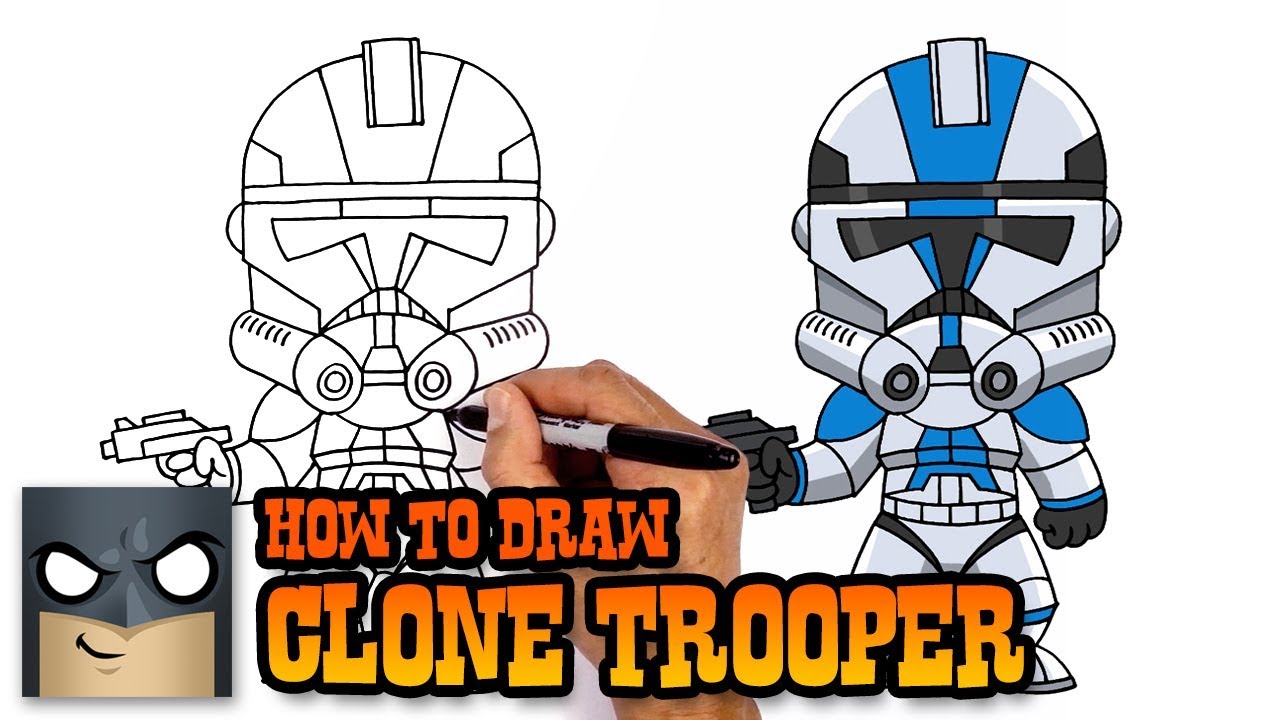 1280x720 How To Draw Clone Trooper Star Wars