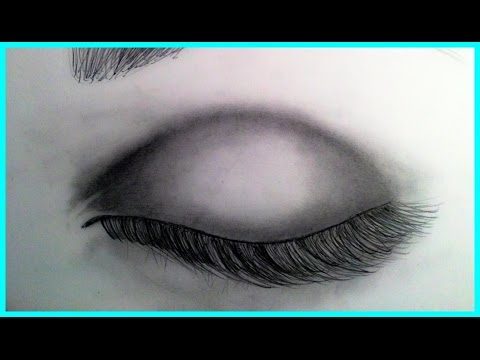 480x360 How To Draw A Closed Eye (Realistic) Colored Pencil Facial