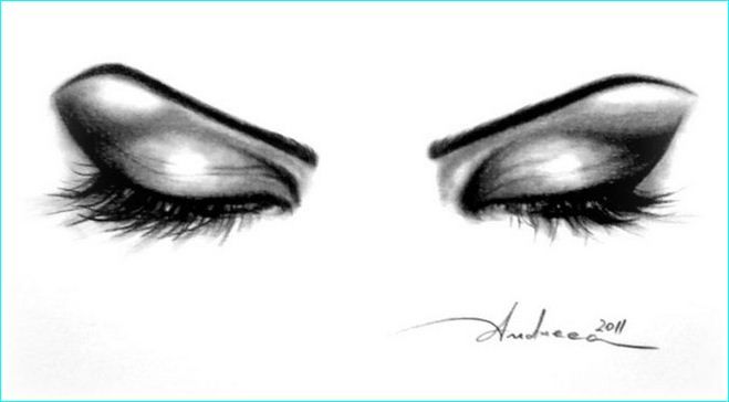 659x364 23 Pencil Sketch Beautiful Human Eyes Pencil Sketch