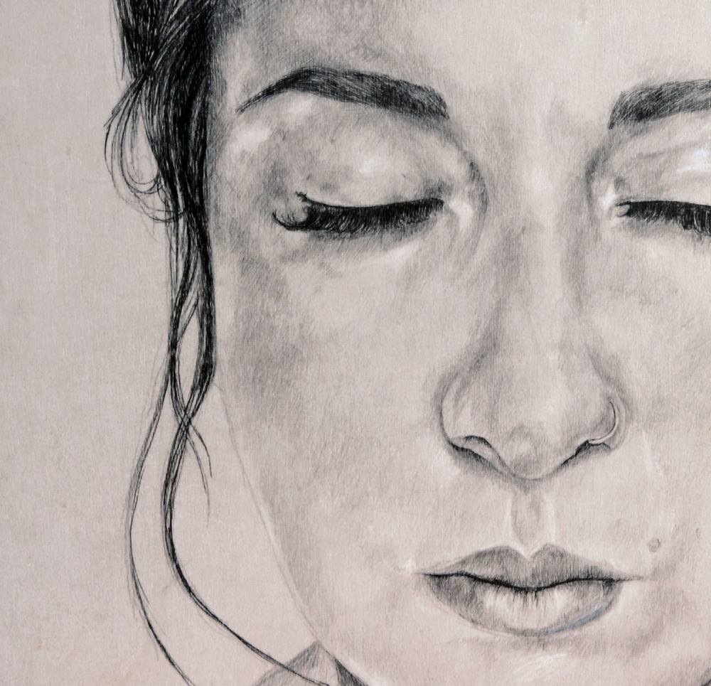 1000x965 Eyes Closed (Laura