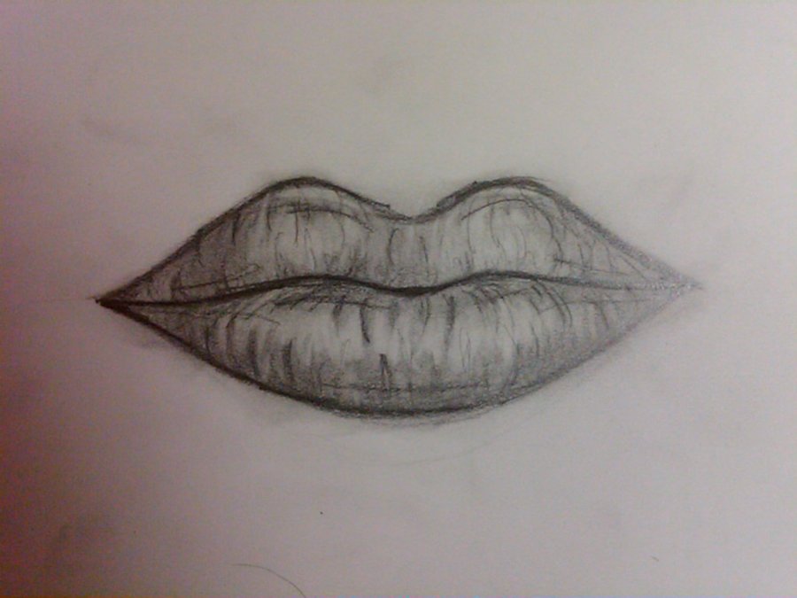 900x675 Lip Sketch By Thedemosthenes