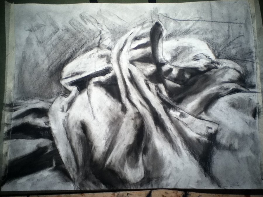 900x675 Cloth Drawing By Unicornbeer