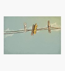 210x230 Clothespin Drawing Photographic Prints Redbubble