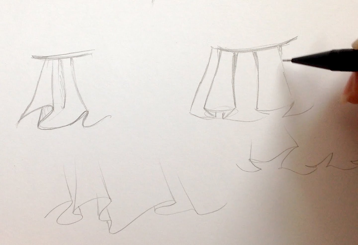 1440x987 How To Draw Manga Clothes Wrinkles And Skirts [The Lazy Way]