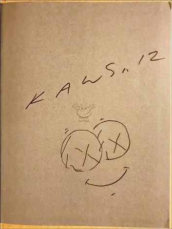 353x470 Cloud Drawing Signed By Kaws On Artnet